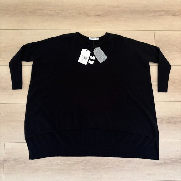 Subtle Luxury 100% Cashmere Loose & Easy Crew Sweater - Picture 2 of 3